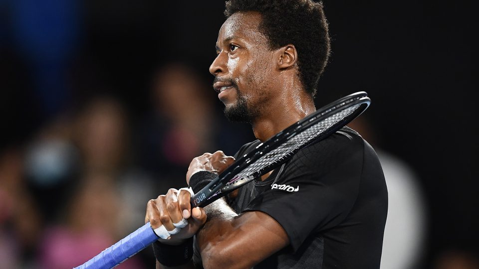 Gael Monfils beats Juan Manuel Cerundolo at the Adelaide International