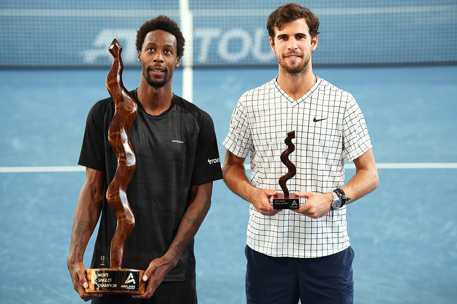Gael Monfils defeated Karen Khachanov to win the Adelaide International title
