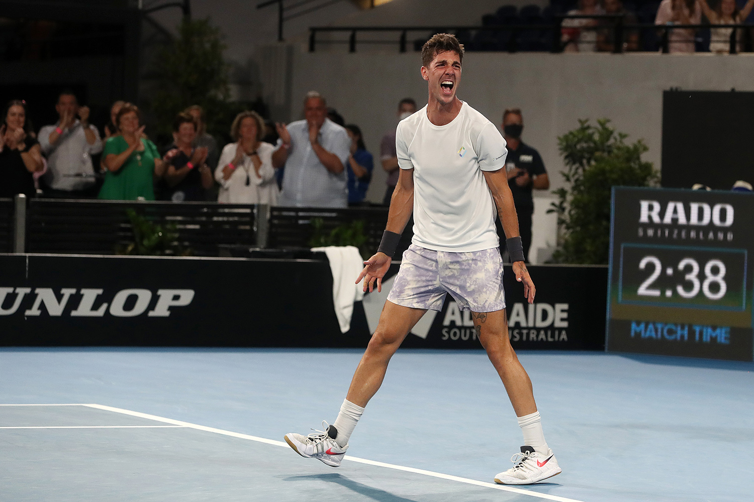 Thanasi Kokkinakis wins the title at Adelaide International 2