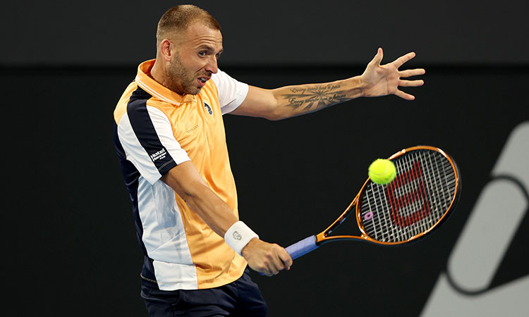 Great Britain's Dan Evans makes a winning start at the Adelaide International.